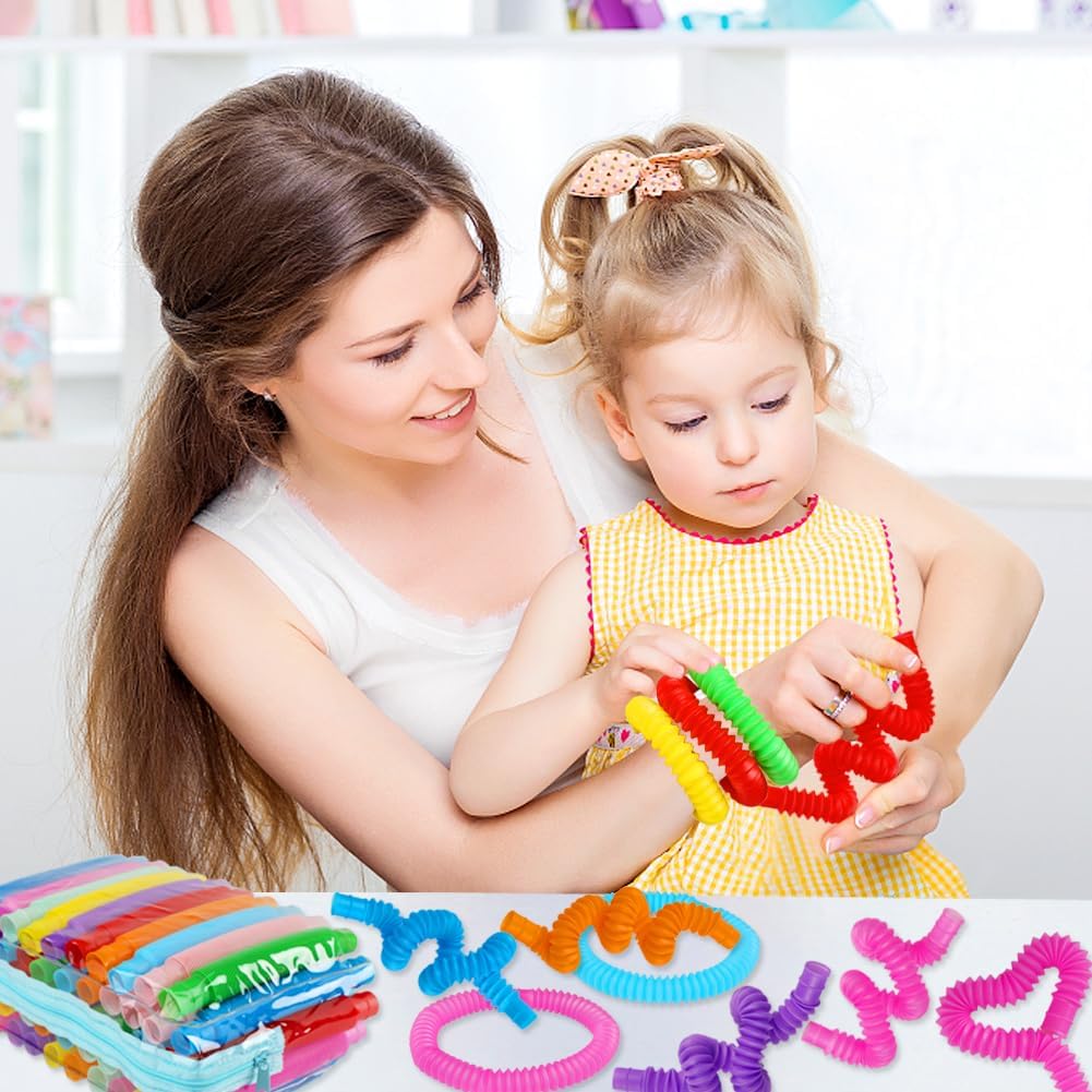 52 Pop Tubes Sensory Toys Party