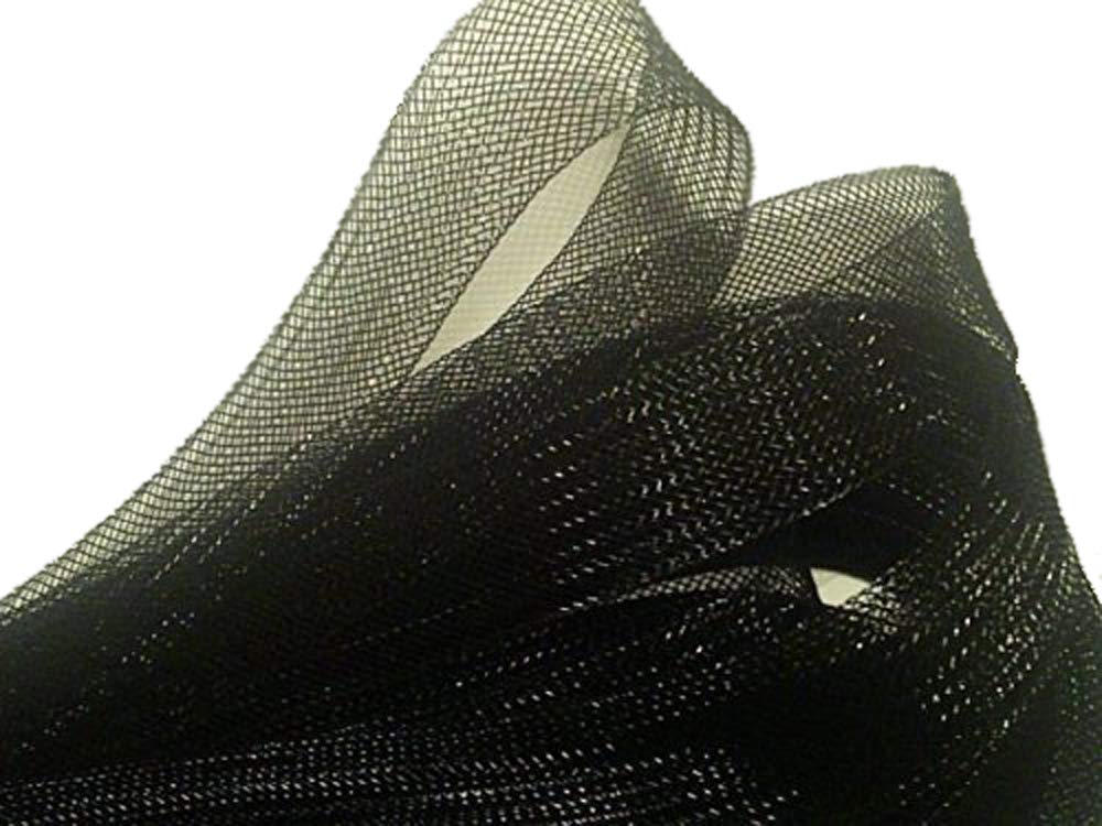 Nylon Fascinator Band – 18 Mm Breit, 5 Meter Lang, Schwarz – Für Brautaccessoires, Hutverzierungen & DIY-Projekte