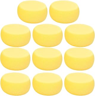 24pcs Yellow Round Facial Sponges Makeup Remo...