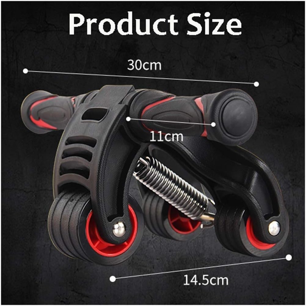 Abdominal Muscle Wheel -Roller Wheel for Abdominal Exercises and Advanced Core Fitness - Includes Soft Knee Pad, Storage Bag and Instructions