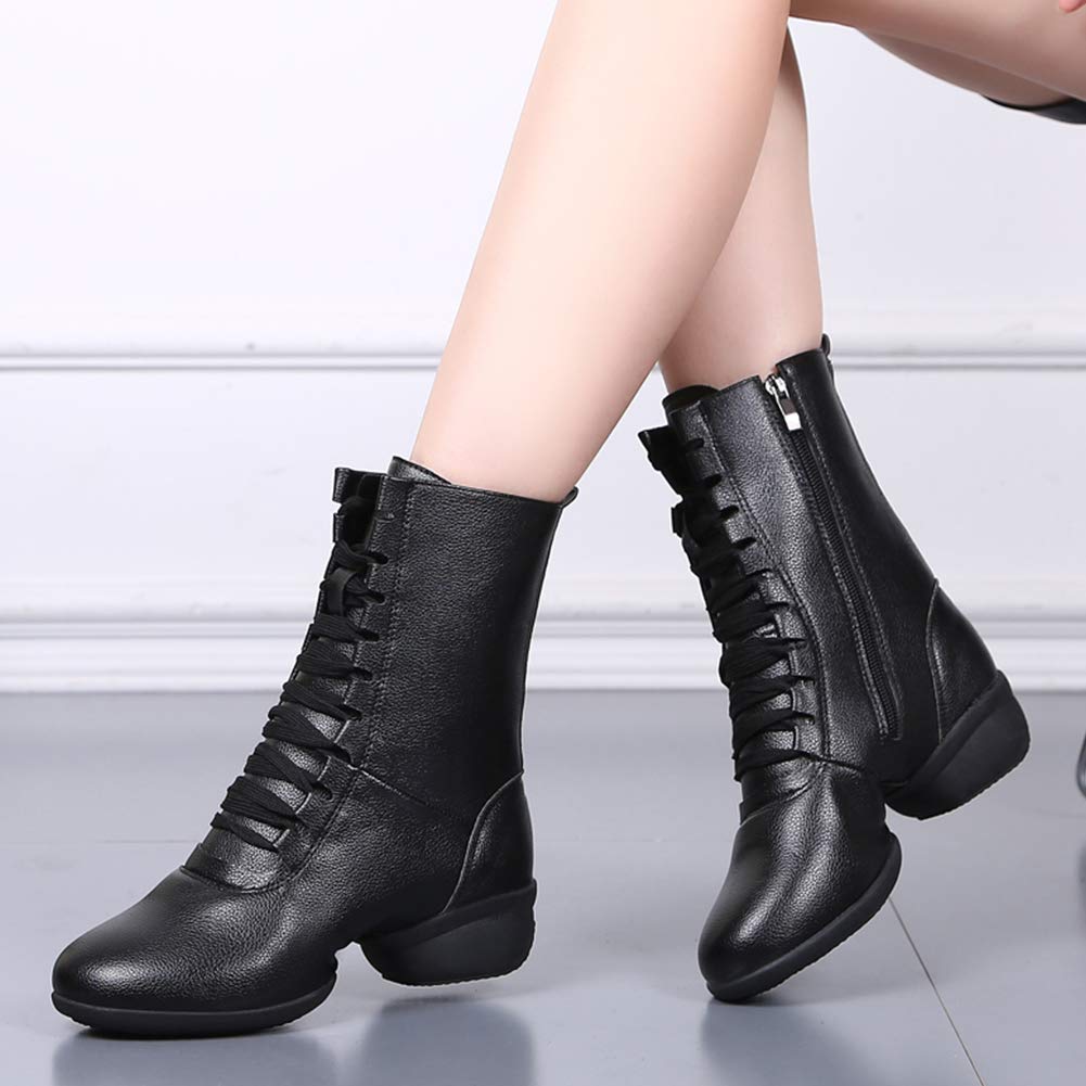 HROYL Mujeres y Grils Zapatos de Baile para Mujer Zapatos de Baile Latino Mujer Tango Salón Latino Zapatos de Baile,YMJ1816
