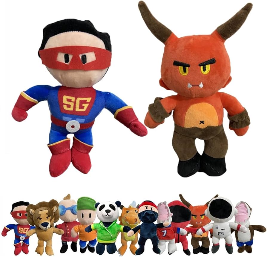 BOYS AND MEN ぬいぐるみ マスコット Amazon.co.jp: POP DUCK Stumble Guys ぬいぐるみ Mr.Stumble