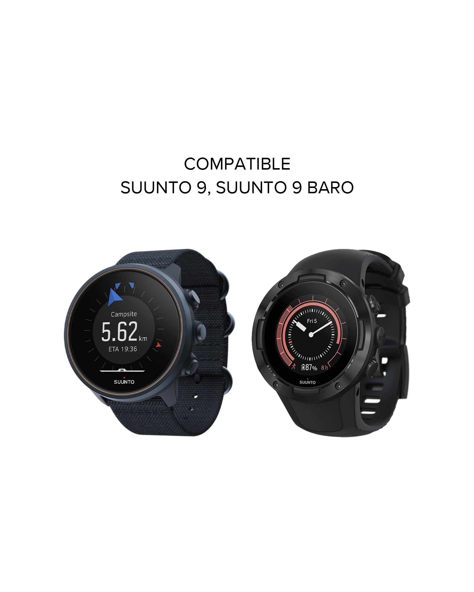 Suunto Brazalete Athletic 2 Silikon, Negro-Negro