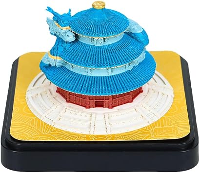 Daily Calendar 2025 Tear Off,Paper Sculpture Desk Pavilion Building Calendar