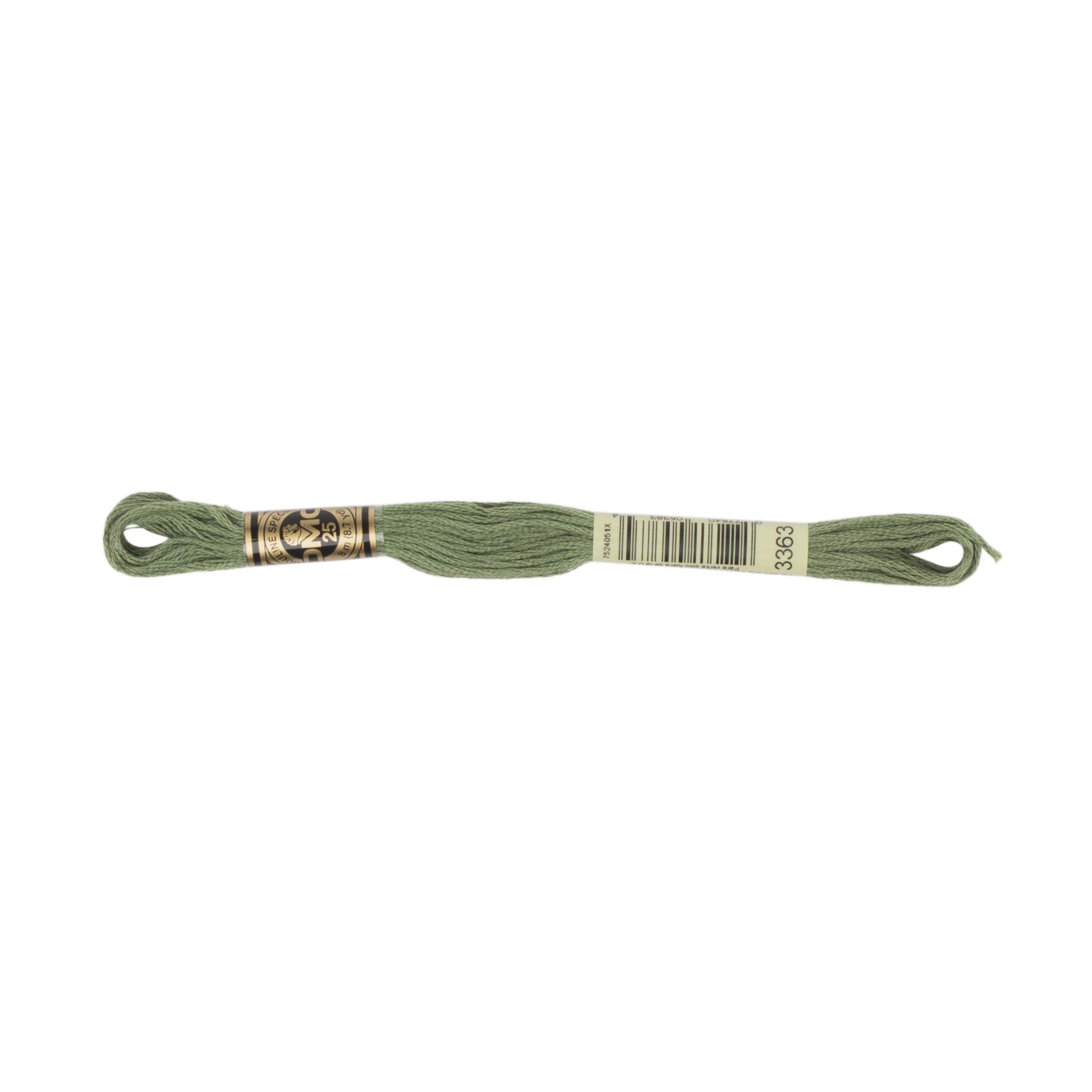 DMC hilo de bordado algodón hilo, tamaño mediano, pino verde