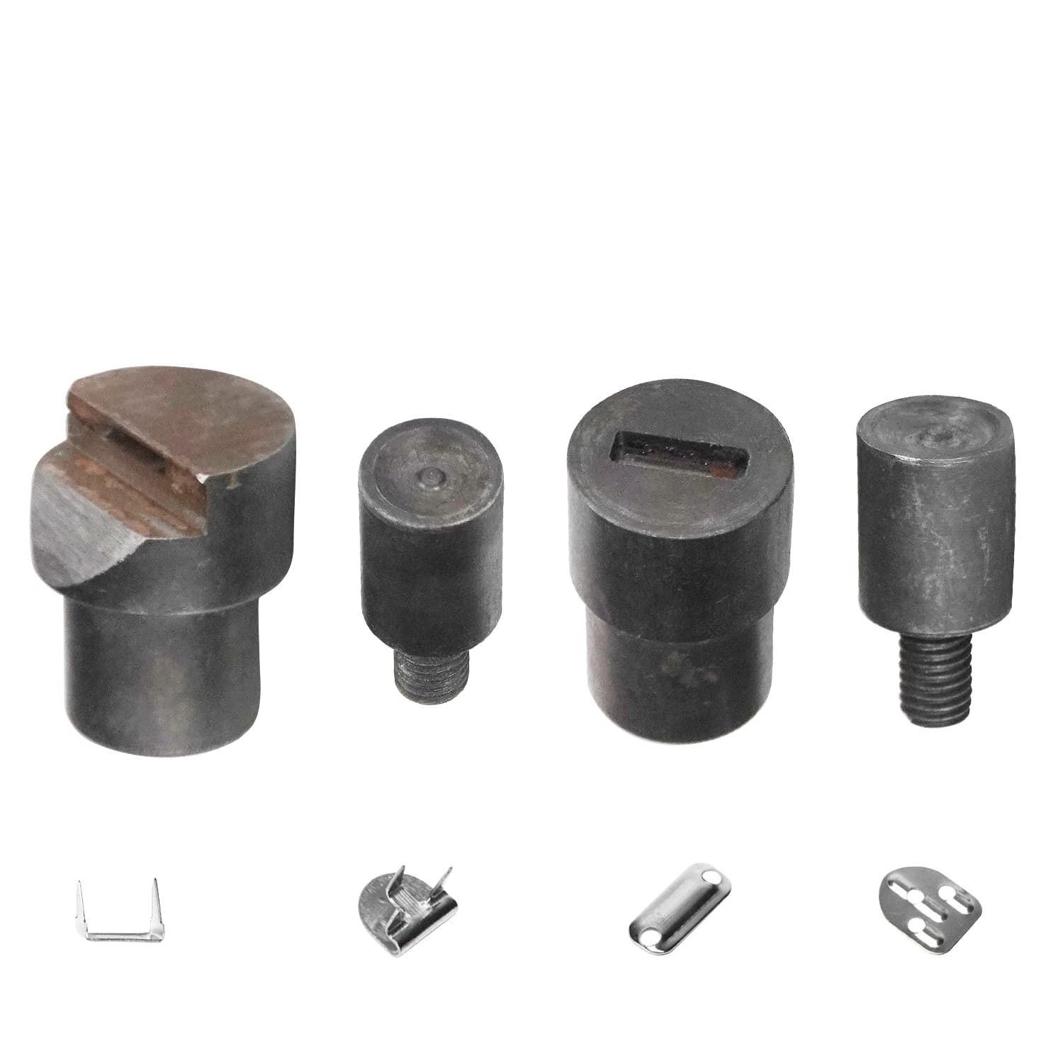 WedDecor Set Di Fustelle Per Rivetti Tubolari 8-10mm, Per Macchina A Pressione Manuale Blu, Attrezzo Per Pelle, Tessuti E Fai Da Te