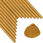 Wax Des bâtons de phoque, ANBOSE 16 pièces de colle bâtons de cire de scellement de la cire pour le sceau de cire, bâton de cire translucide pour 0.44 Inch Glue Gun, pour invitations de mariage, cartes, enveloppes