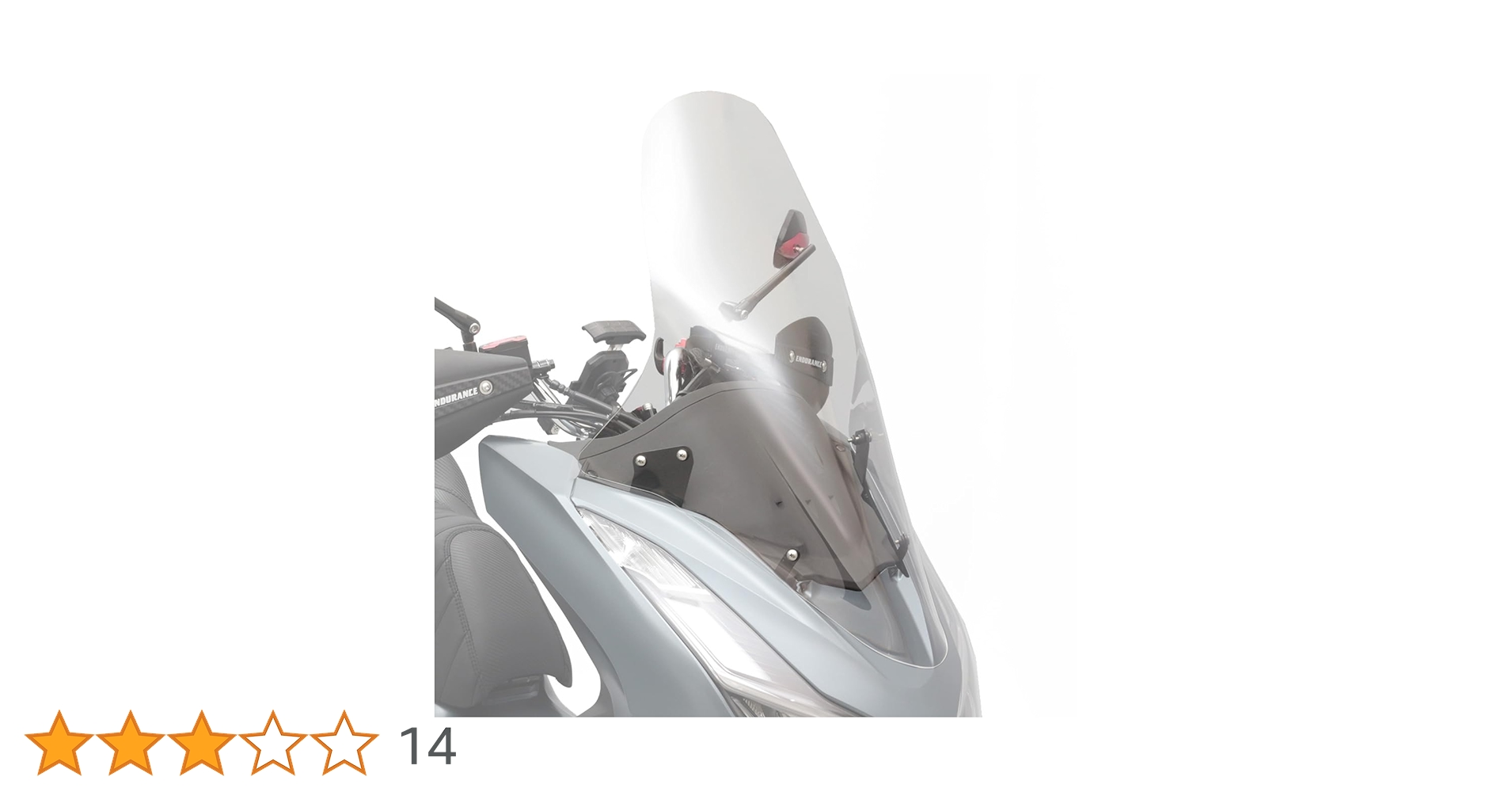 Amazon | エンデュランス ロングウインドスクリーン (クリア) PCX JK05