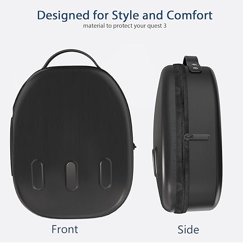 Miniatura 5 de MTomatoVR Funda de transporte compatible con Quest 3, controladores de auriculares de realidad virtual, caja de embalaje de almacenamiento, caja de