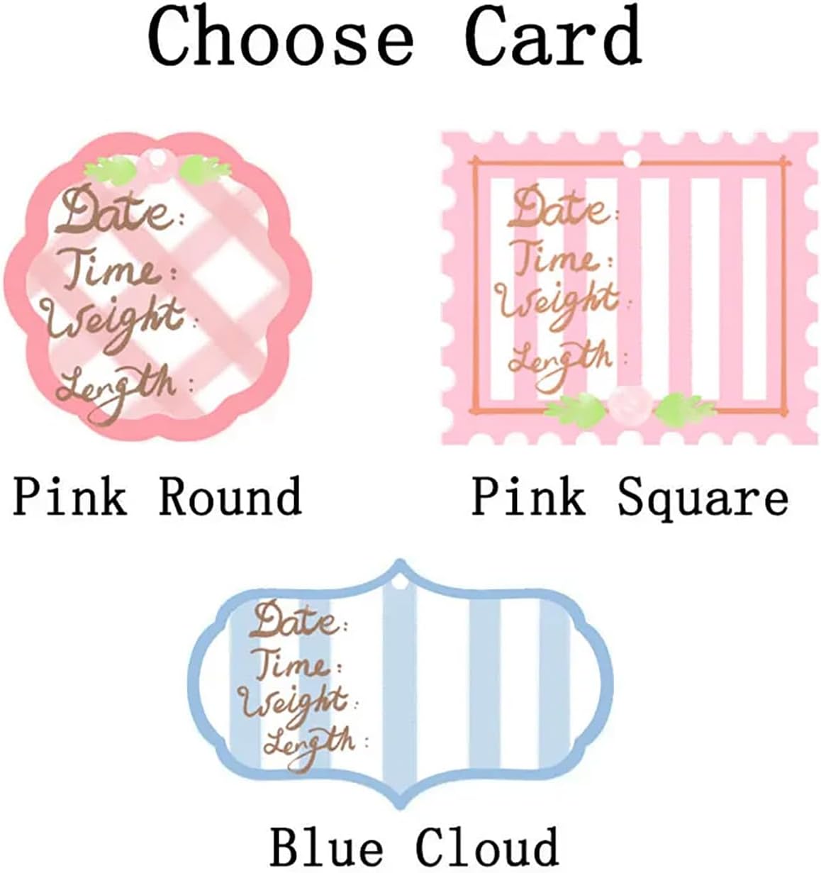 Personalized Baby Girl Nursery Door Hanger, Custom Adorable Pink/Blue Door Sign, Baby Birth Announcement Plaque, Hospital Doors and Nursery Decor, Gift for Newborn Parents