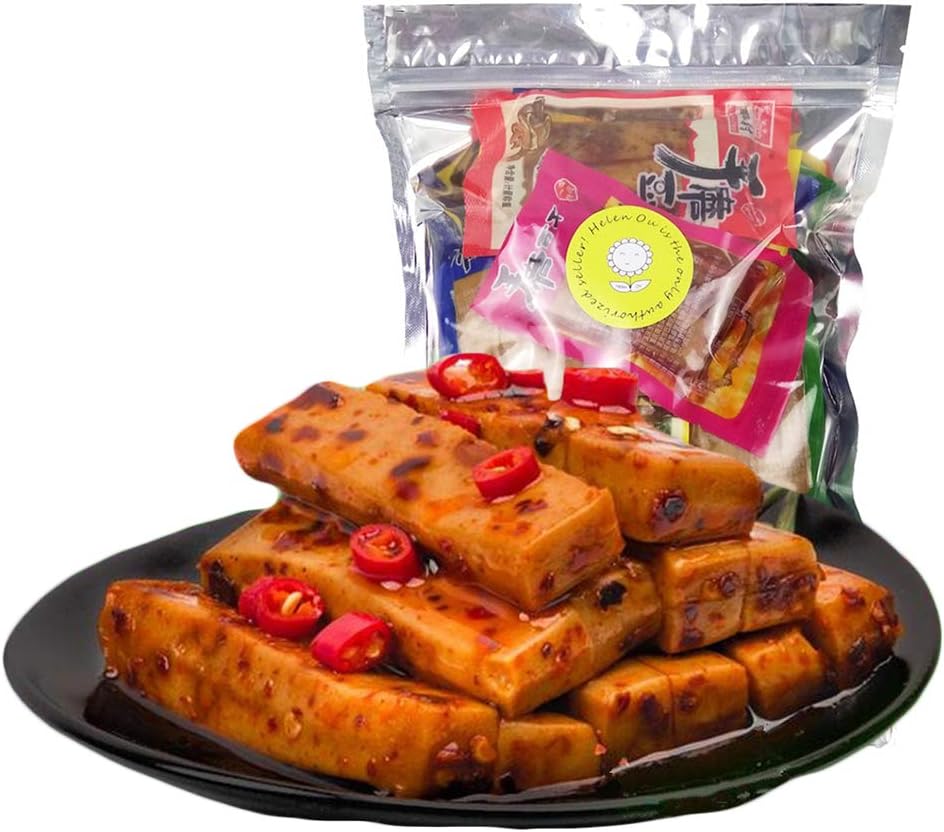 Helen ou @ Chongqing Specialty: Baiweicun Dried Bean Curd Tofu Snacks Mixed Flavor