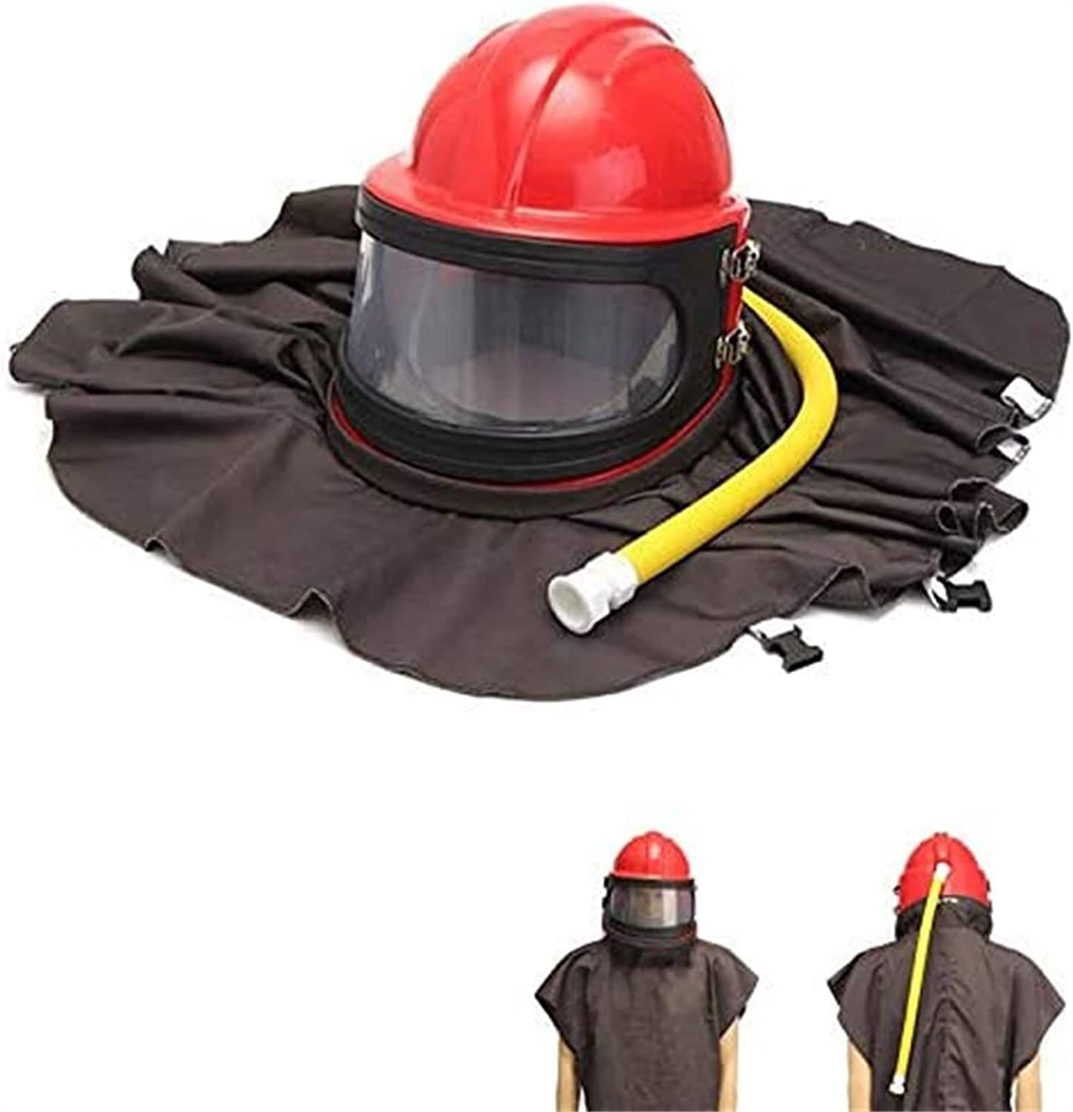 Buy Sandblaster Helmet Safe Air Feed Sandblast Helmet Sandblasting Hood