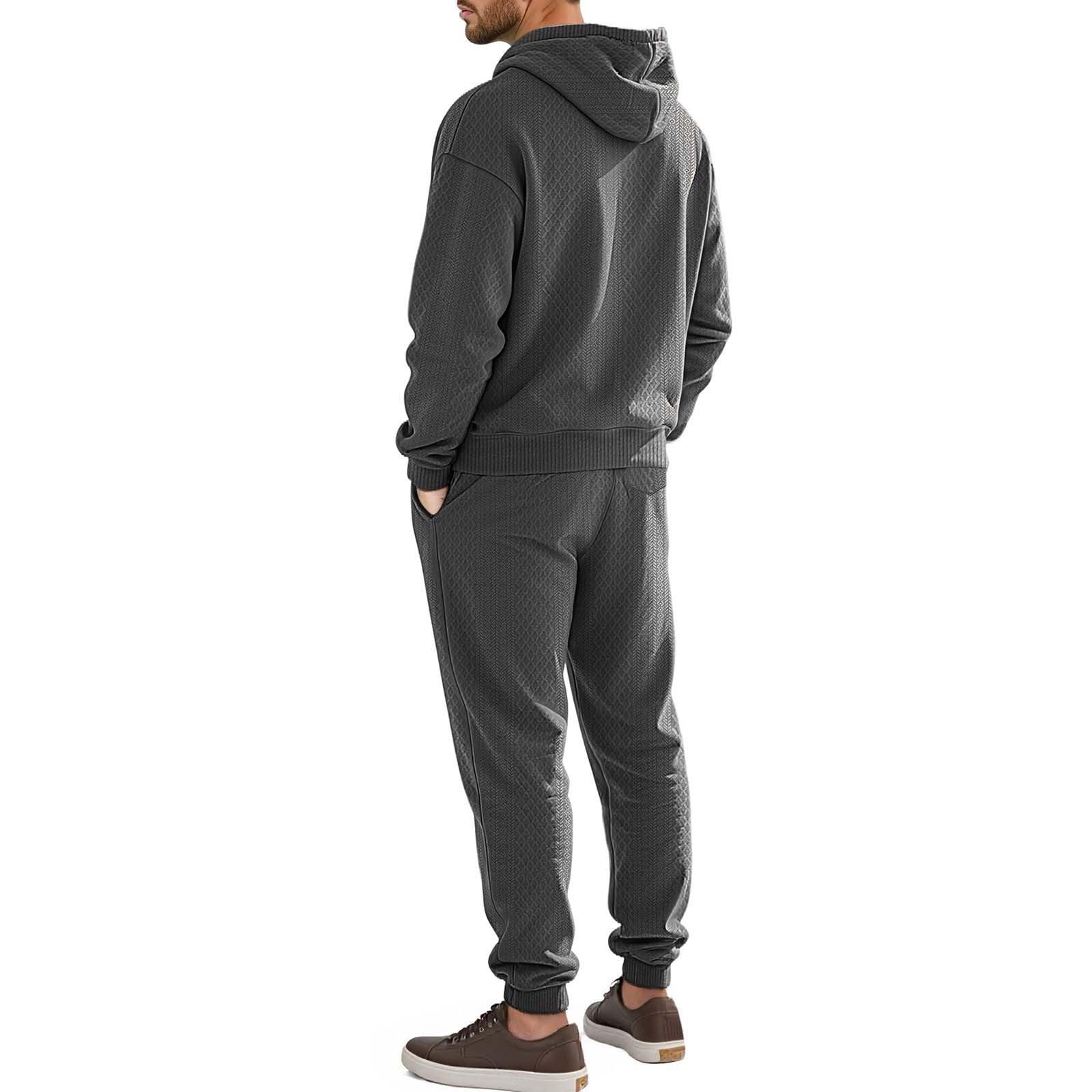 Sudadera para hombre, holgada, informal, deportiva, manga larga, jacquard, con capucha, ropa de calle, uso diario, trotar
