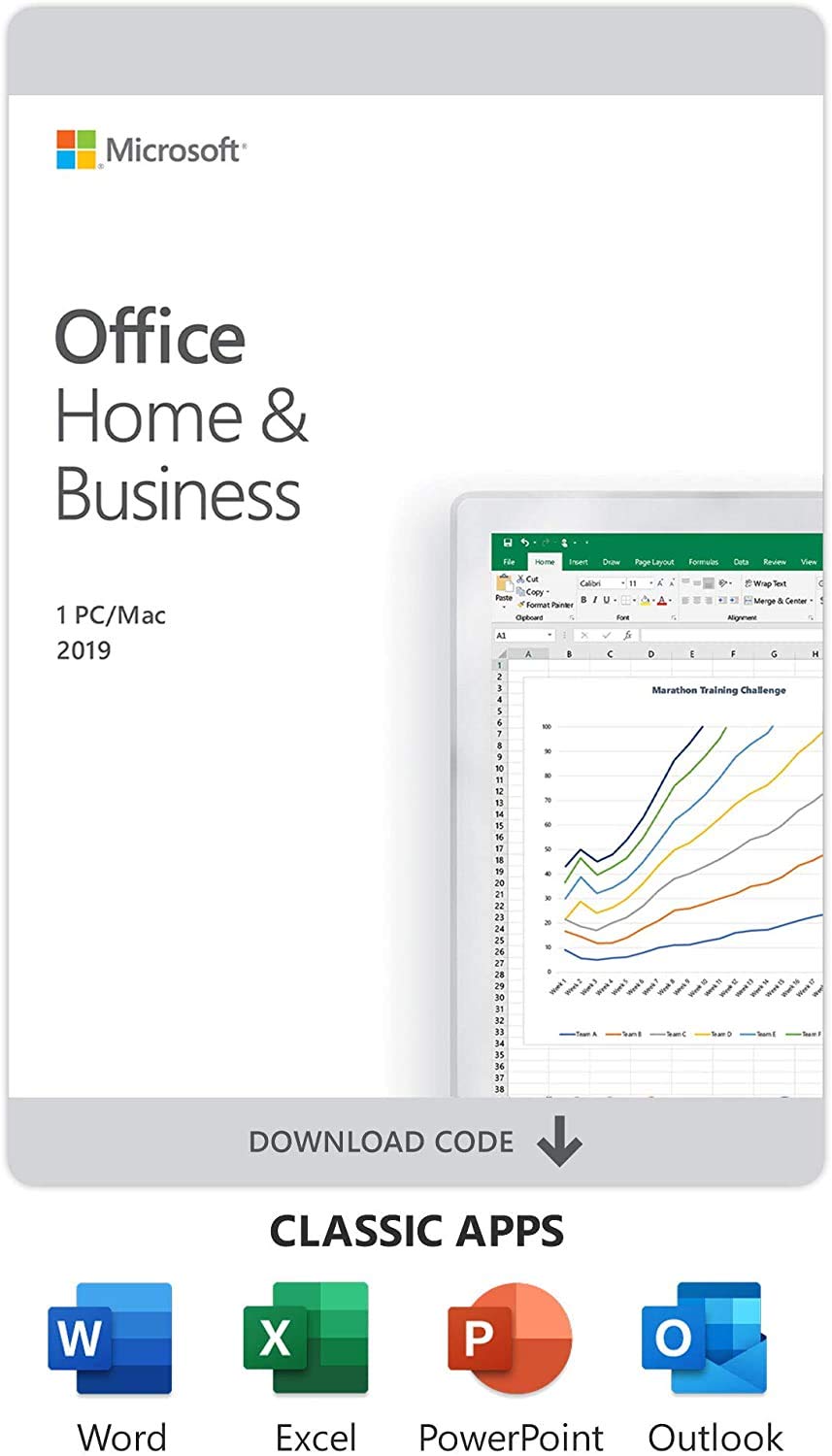 Buy Microsoft T5D03332 Office Home And Business 2019, Perpetual
