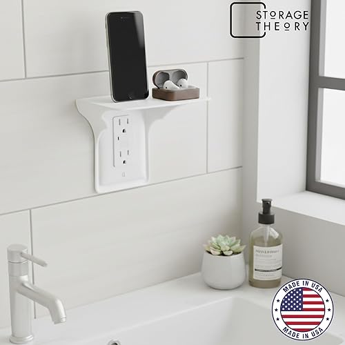 Miniatura 2 de Enchufe con estante Blanco,Almendra,Negro -,Gris,https://www.amazon.com/dp/undefined