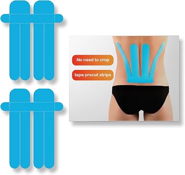 Kinesiology Tape Kinesiology Tape Precut,10pcs 5 Bags, Enhanced Elasticity Kinetic Tape for Muscle Strain Relief and Joint Support Muscle Tape