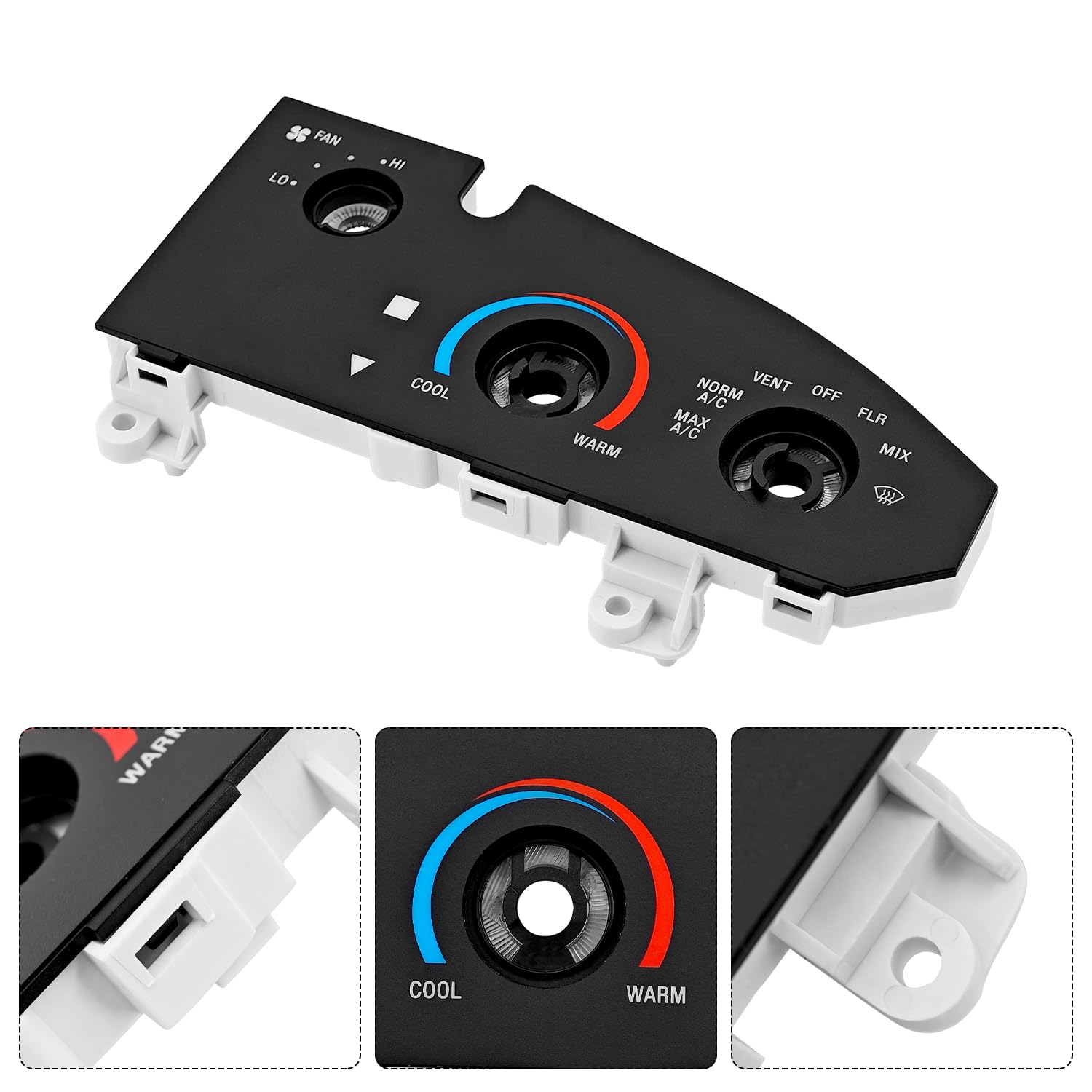 5C2Z19980AA AC Heater Air Conditioning Control Panel Replacement for Ford E150 E250 2005-2014 E350 E450 2005-2025 with Front A/C ONLY HVAC Climate Control Module 5C2H19E764AA