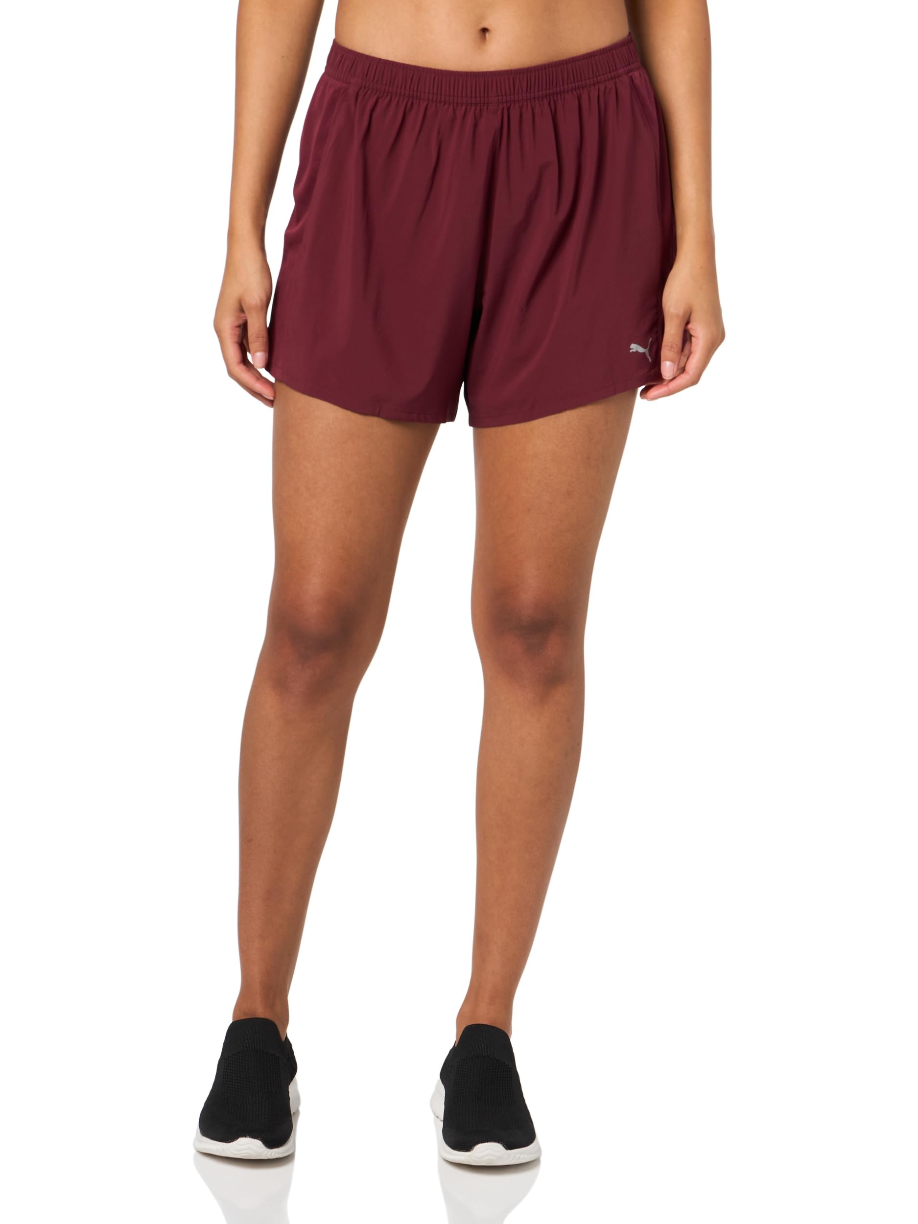 Puma Women's Ruby Shimmer Ah25 Run Favorite Velocity 5" Shorts, L
