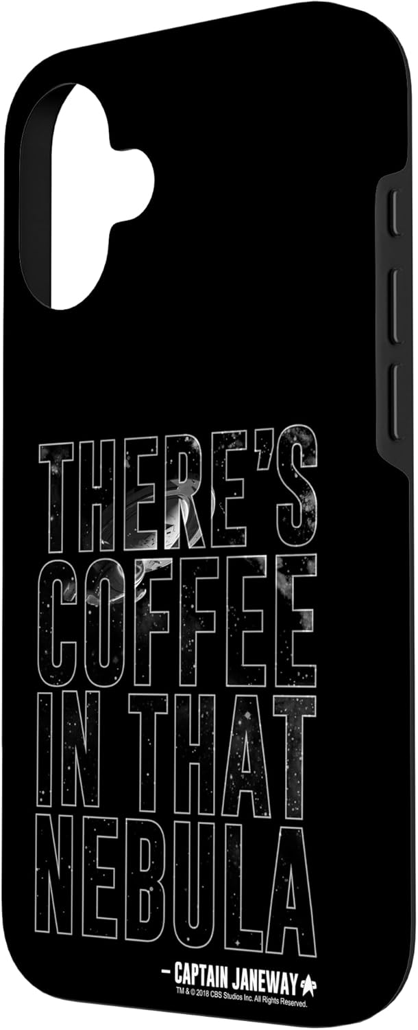 iPhone 16 Star Trek: Voyager There's Coffee In That Nebula Case