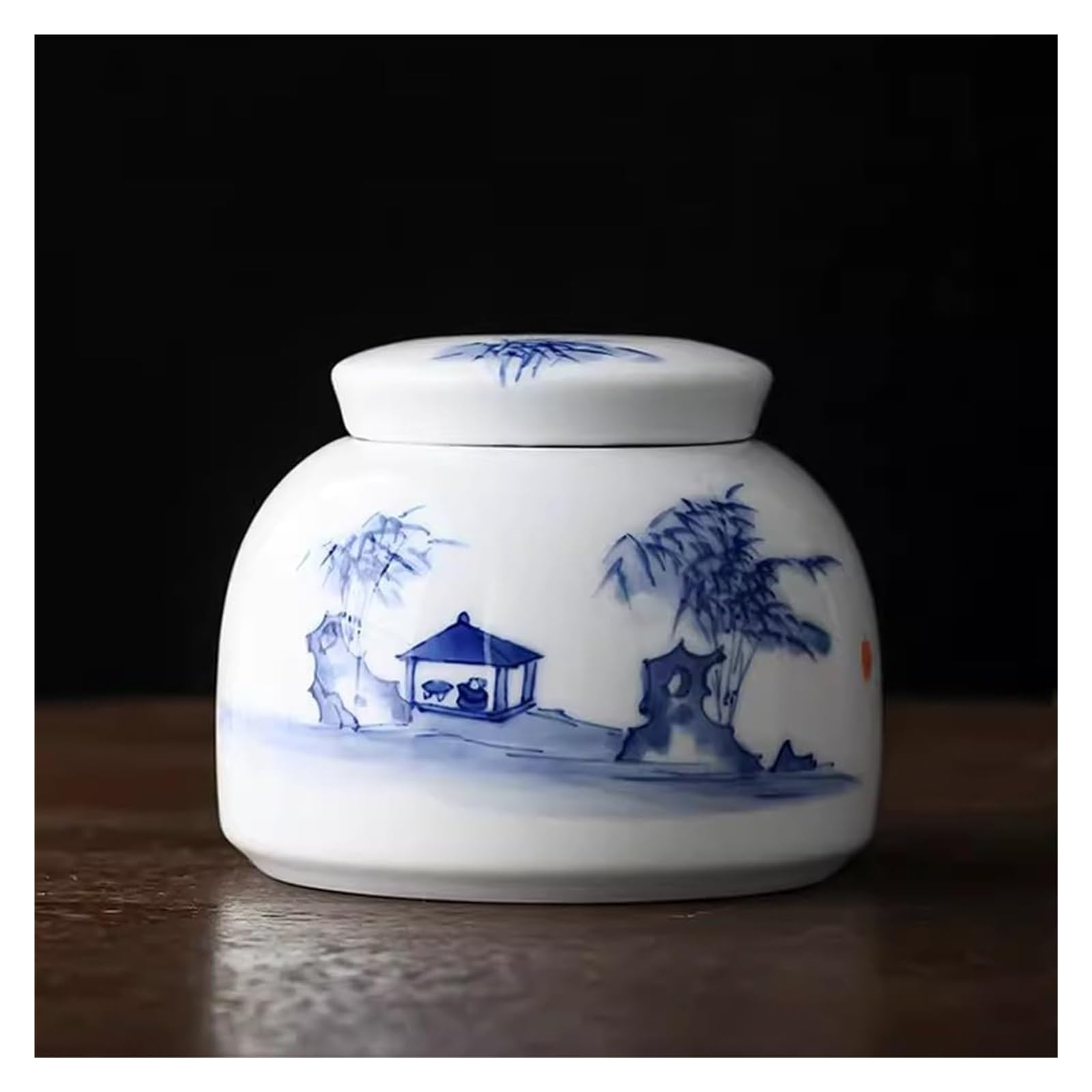 Puszka na herbatę, ceramiczne puszki na herbatę, domowa herbata Pu'er, czarna herbata do przechowywania puszek na herbatę, zamknięte małe puszki do przechowywania herbaty