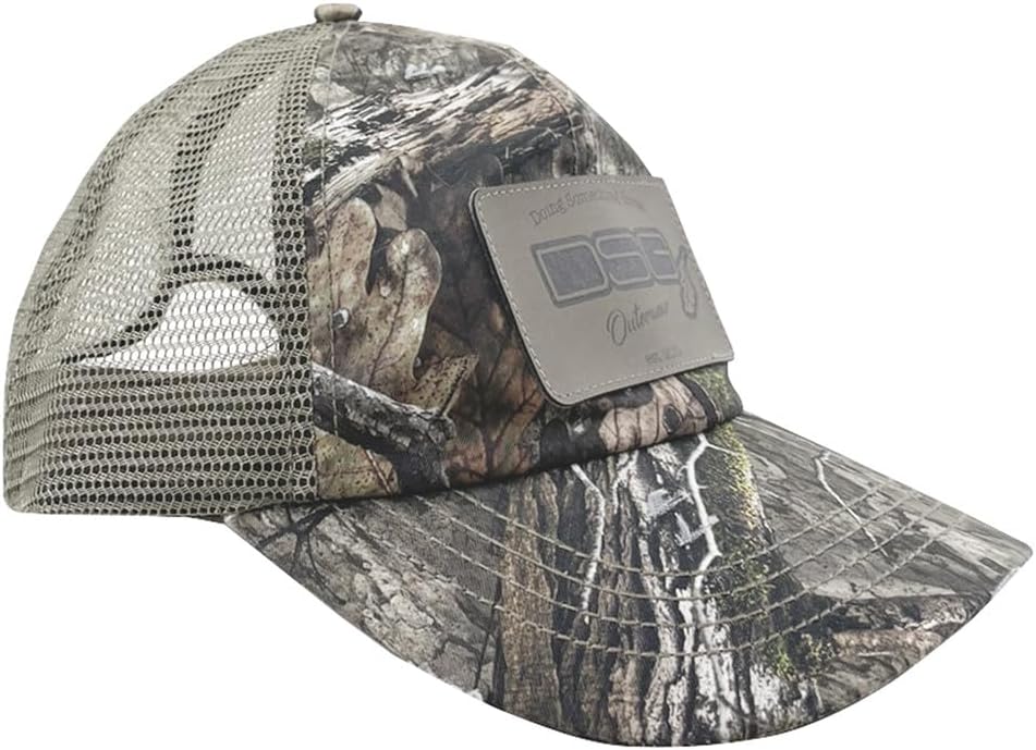 DOING SOMETHING GREAT DSG Outerwear Women's Camo Trucker Baseball Cap | Adjustable Snapback Hat with Breathable Mesh Back