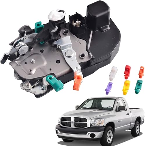 Unikpas Actuador de bloqueo de puerta delantera izquierda 931-636 compatible con Dodge Ram 1500 2500 3500 2003-2010 reemplazo del motor de bloqueo