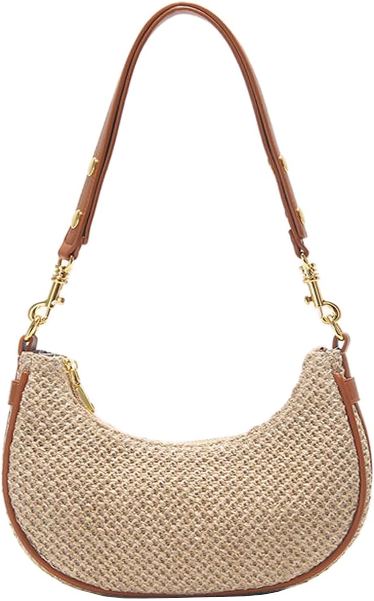 Stylish Handwoven Straw Beach Bag