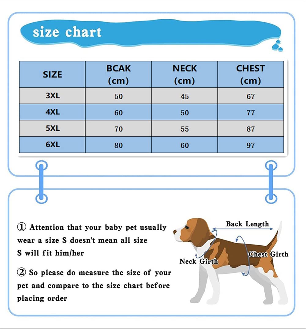 Impermeabile per Cani, Impermeabile for Cani di Grandi Dimensioni, Regolabile, Impermeabile for Animali Domestici, Giacca Antipioggia Leggera con Cappuccio e for(4XL)