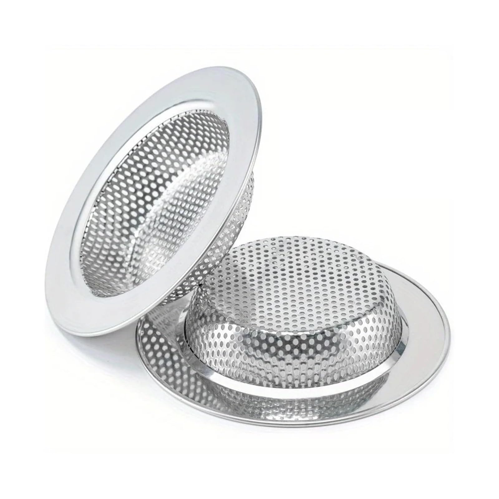 Panier de vidange d'évier anti-colmatage double couche cuisine (Lot de 2)