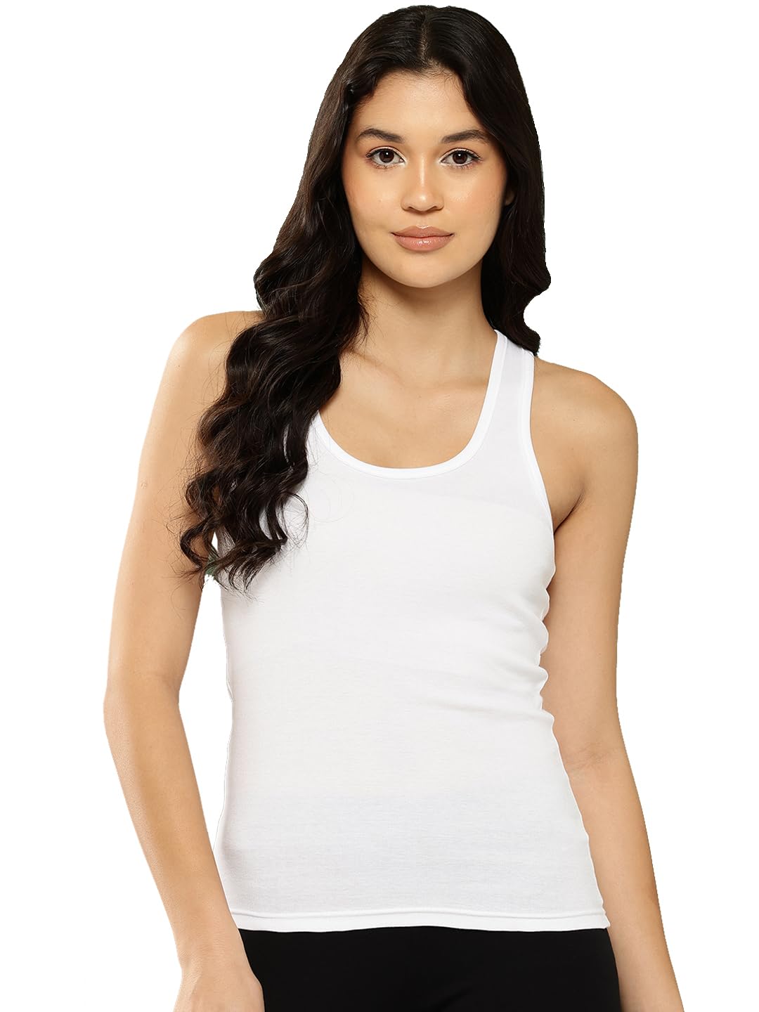 leading lady Women's Solid Cotton Regular Fit Sleeveless Camisole Cami Tank Top for Women (Pack of 1)-picture-38