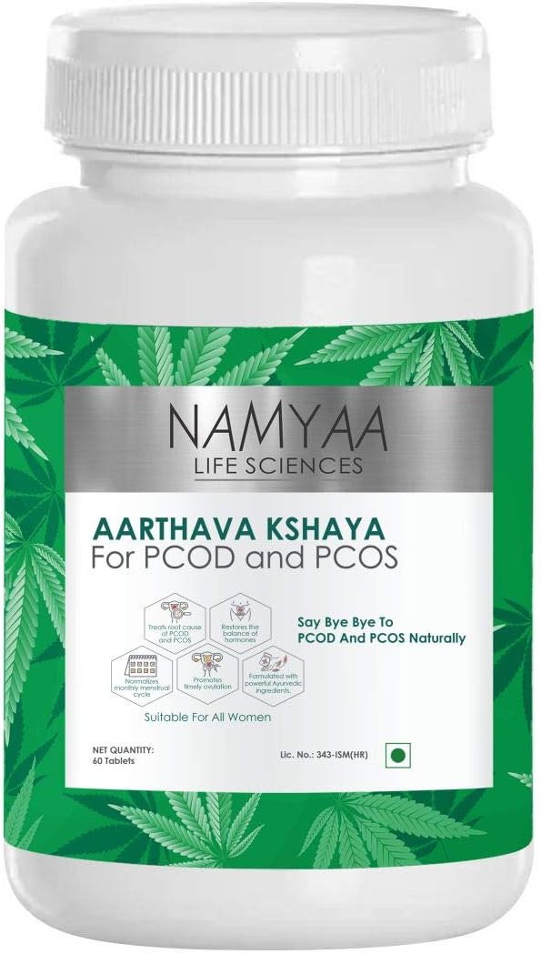 Aarthava Kshaya- For PCOD and PCOS- Pack of 60 Tablets