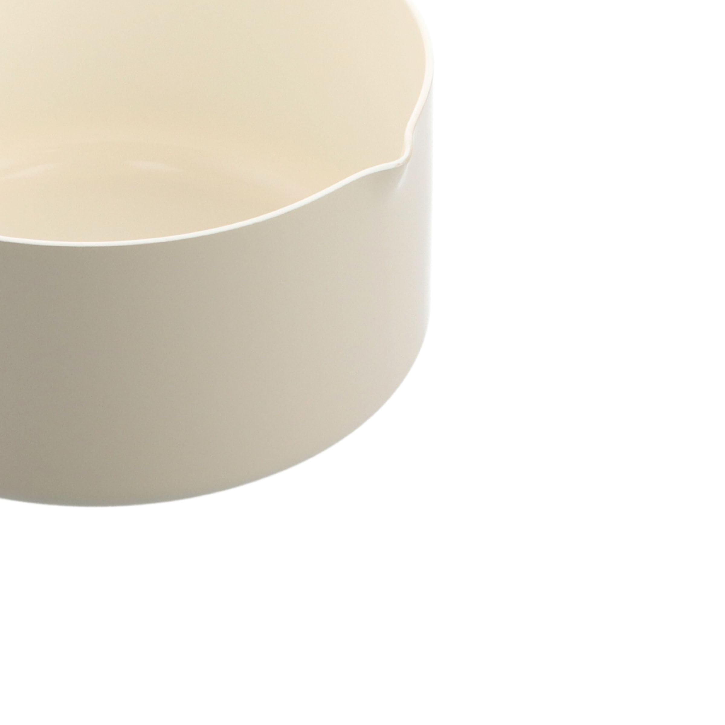 GreenChef Nordics Cazo con Revestimiento Cerámico Antiadherente 16 cm, Compatible con Inducción, Mango Efecto Madera, Sin PFAS, Apto para Horno Hasta 220 °C, Apto para Lavavajillas, Crema