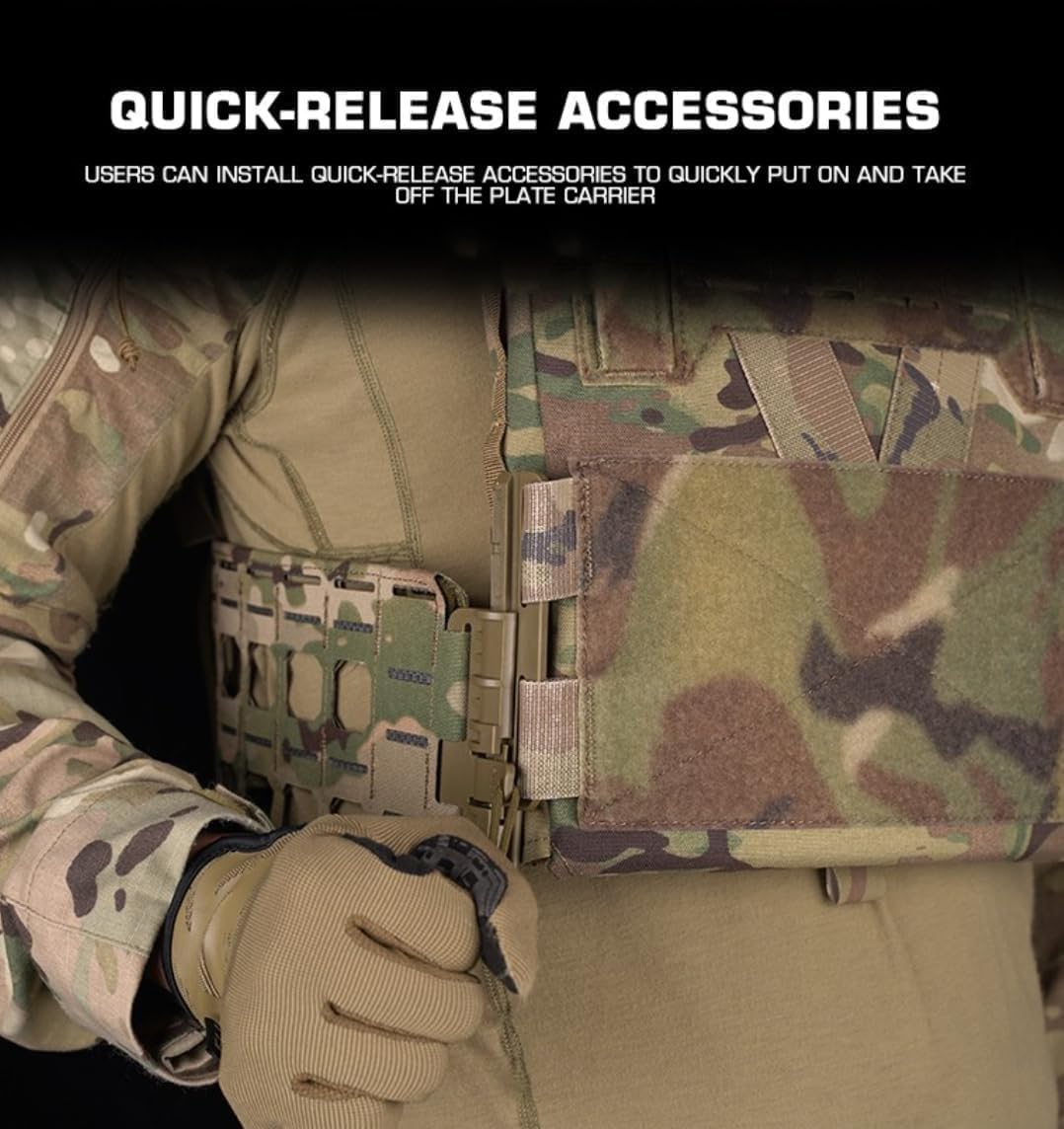 Tactical Plate Carrier Cummerbund MOLLE Belt A.giIit Style KZ Vest Girdle Adapter Airsoft Hunting Gear Sturdy