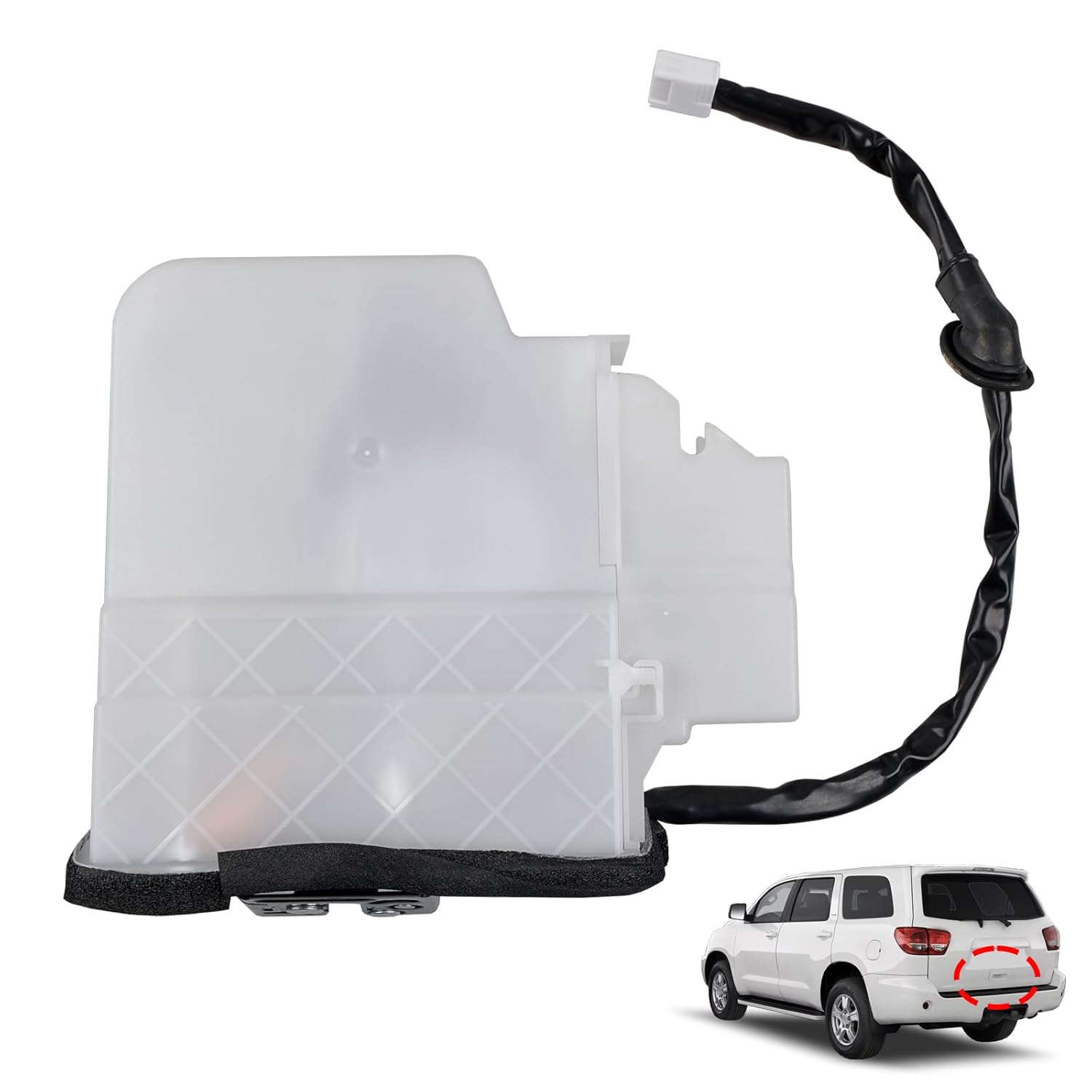 Trunk Latch Tailgate Lock Actuator Motor with Power Opener for 2008-2021 Toyota Sequoia Trunk Lock Replace# 69110-0C041, 69110-0C040, 69110-0C042