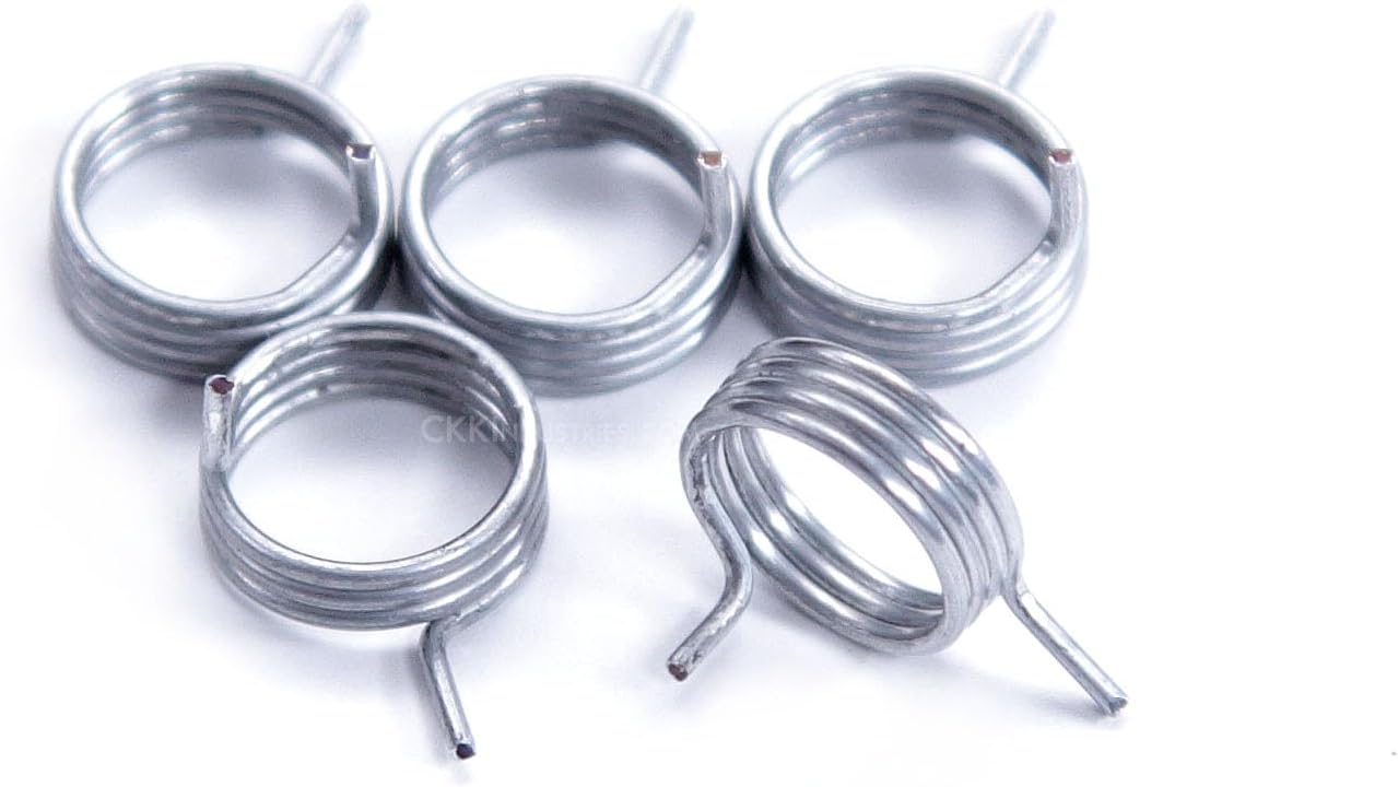 EZSMITH [5 Pack] Automatic Knife Coil Springs - 0.375 (3/8) Inch Diameter - (MEGA Torque) - for Folding Knife Repair and Replacement - USA Sizes