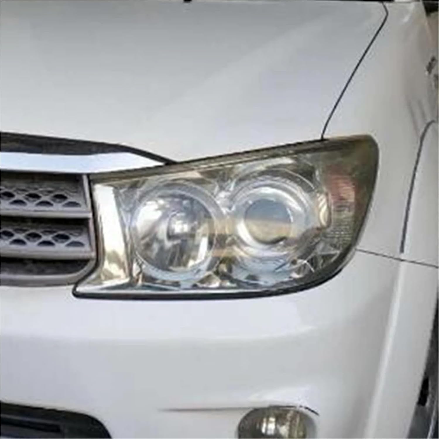 Headlight Lens For Toyota Fortuner 2008 2009 2010 2011 2012 Front Headlamp Cover Shell Replace Lampshade(Left)