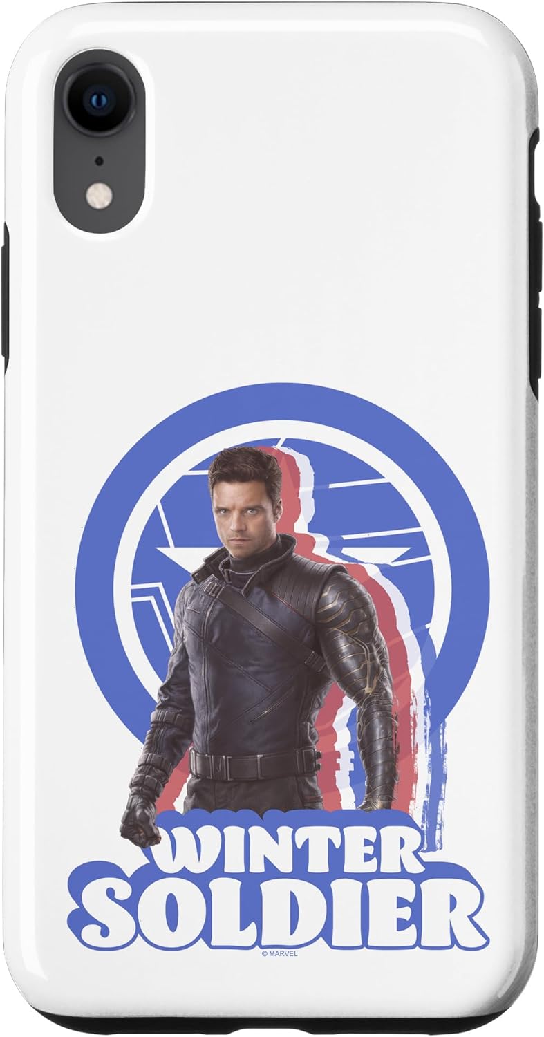 iPhone 14 Marvel Falcon & Winter Soldier Distressed Bucky Case