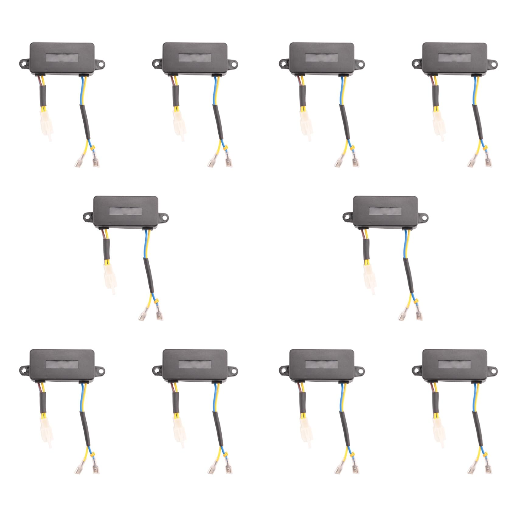 Jnchdghwa Black 10X 2Kw Gasoline Generator Parts Avr Single-Phase Automatic Voltage Rectifier