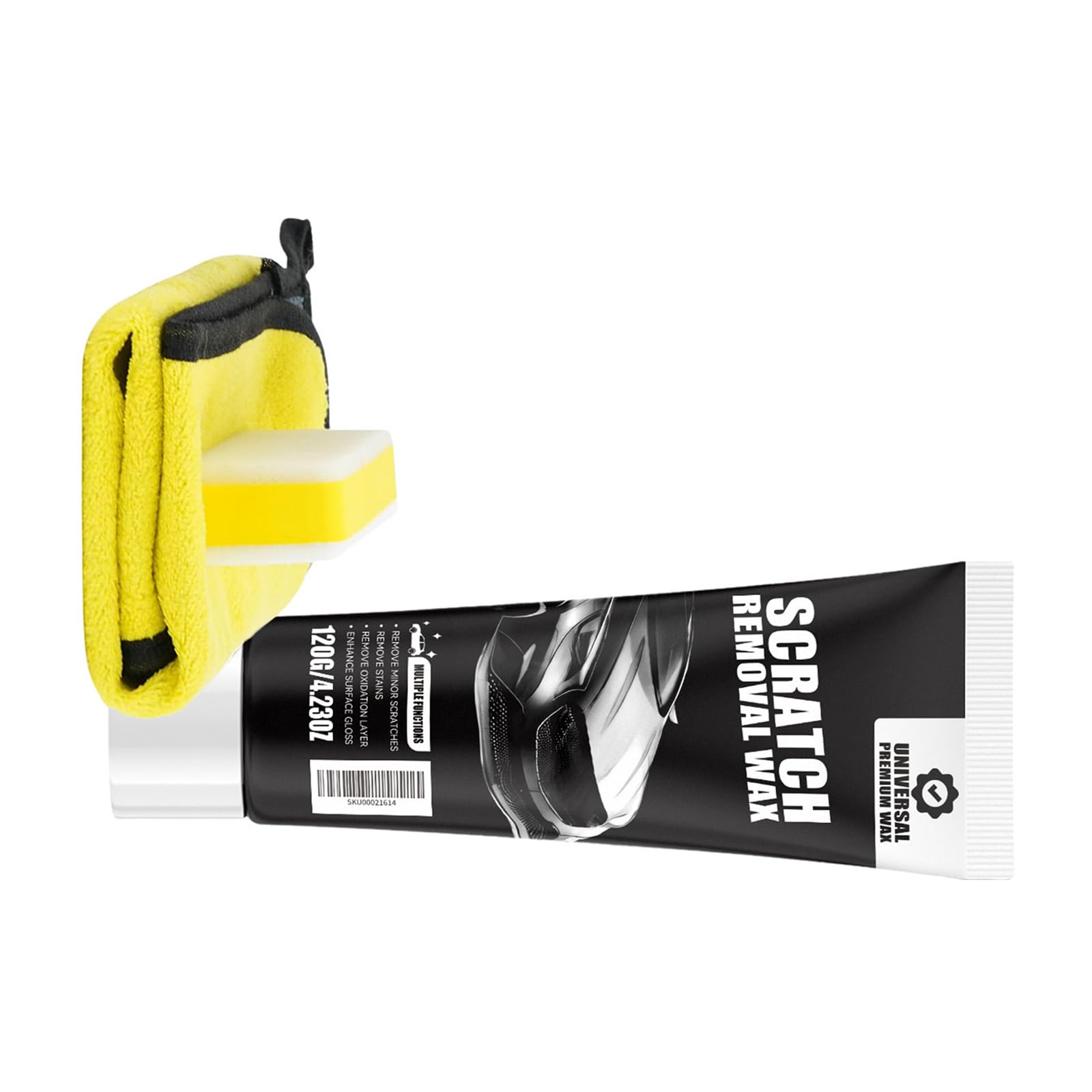 Comprehensive Car Paint Scratch Care Set Includes Sponge and Soft Cloth Auto Paint Scratch Repair