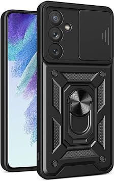 Samsung Galaxy A54 Uyumlu K l f, S rg l  Kamera Korumal , Manyetik Y z k Standl , Z rh Tank Kapak, Siyah