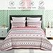 ENCOFT Juego de Colcha Reversible 3 Piezas Colcha Bouti 230x250cm con 2...
