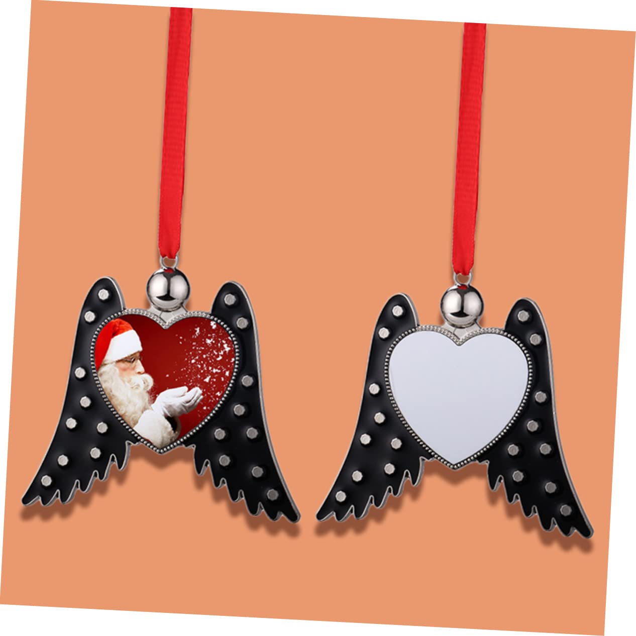 Cabilock 3 Ensembles Pendentif Sapin De Noël Lumières Féériques Lumière Décor d'ailes d'ange De Noël Guirlande Lumineuse Extérieure Vignes avec Guirlandes Lumineuses Aile Métal 3 Pièces * 3