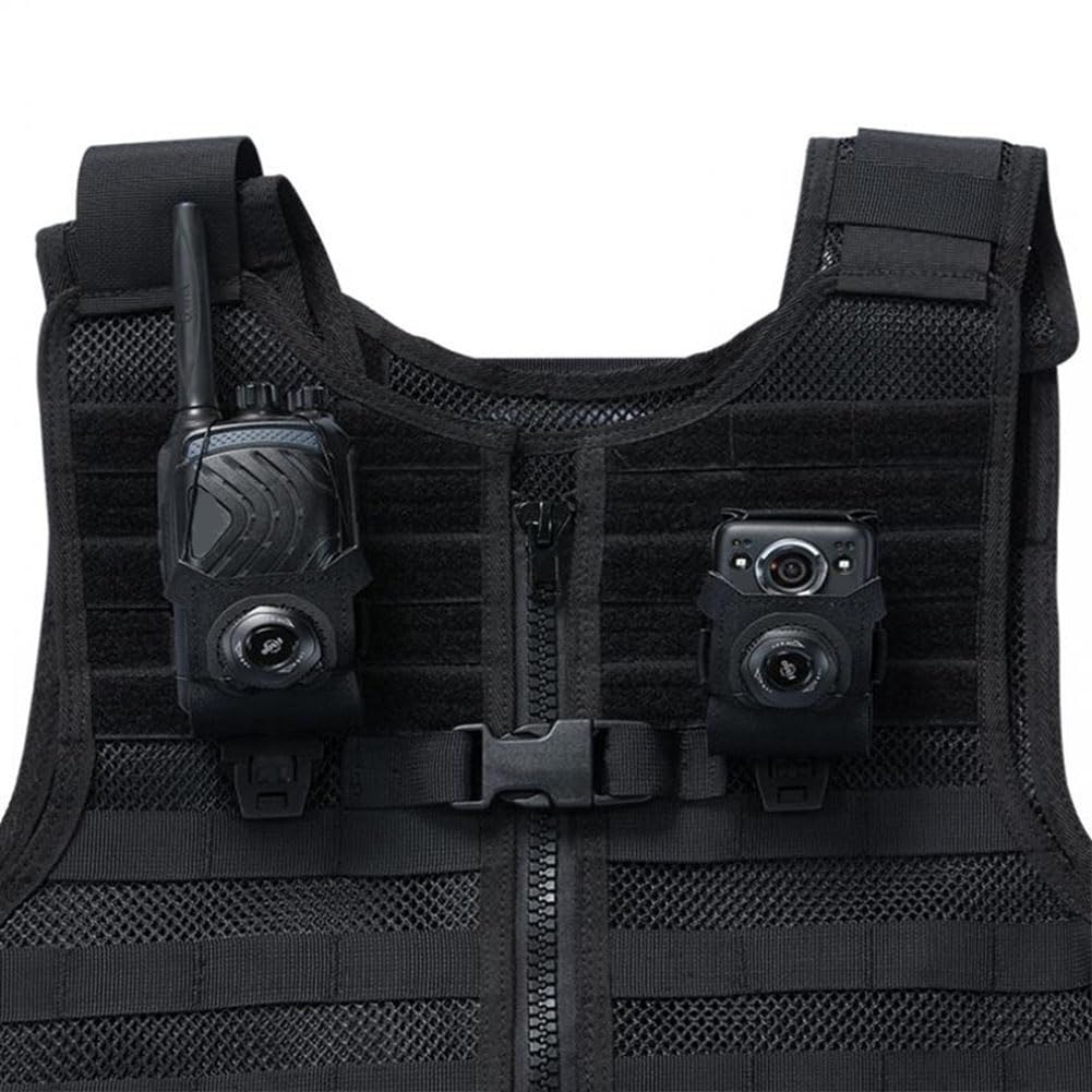 Estuche Fijo para Grabadora con Clip Universal para el Panel Posterior para Cinturón, con Reversa Rápida y Antivibración, B