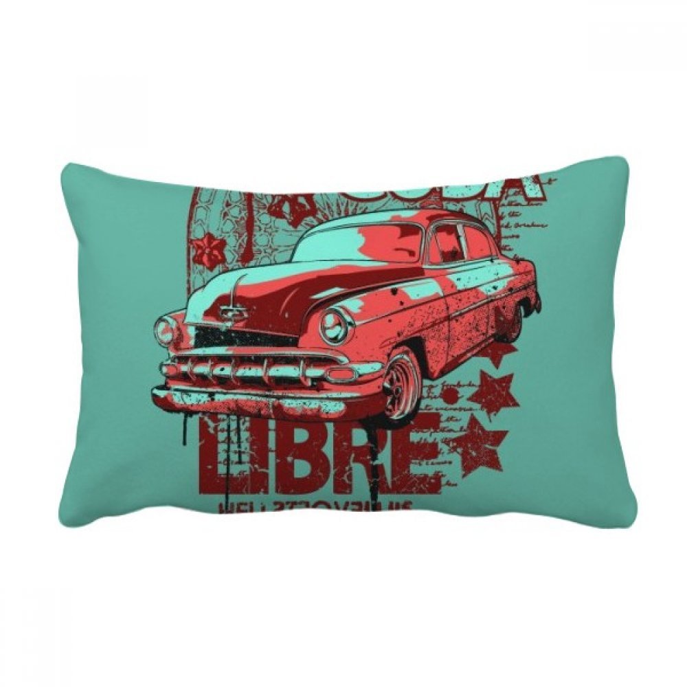 Coussin de voiture graffiti lombaire multicolor pour soulager le dos sur le canape