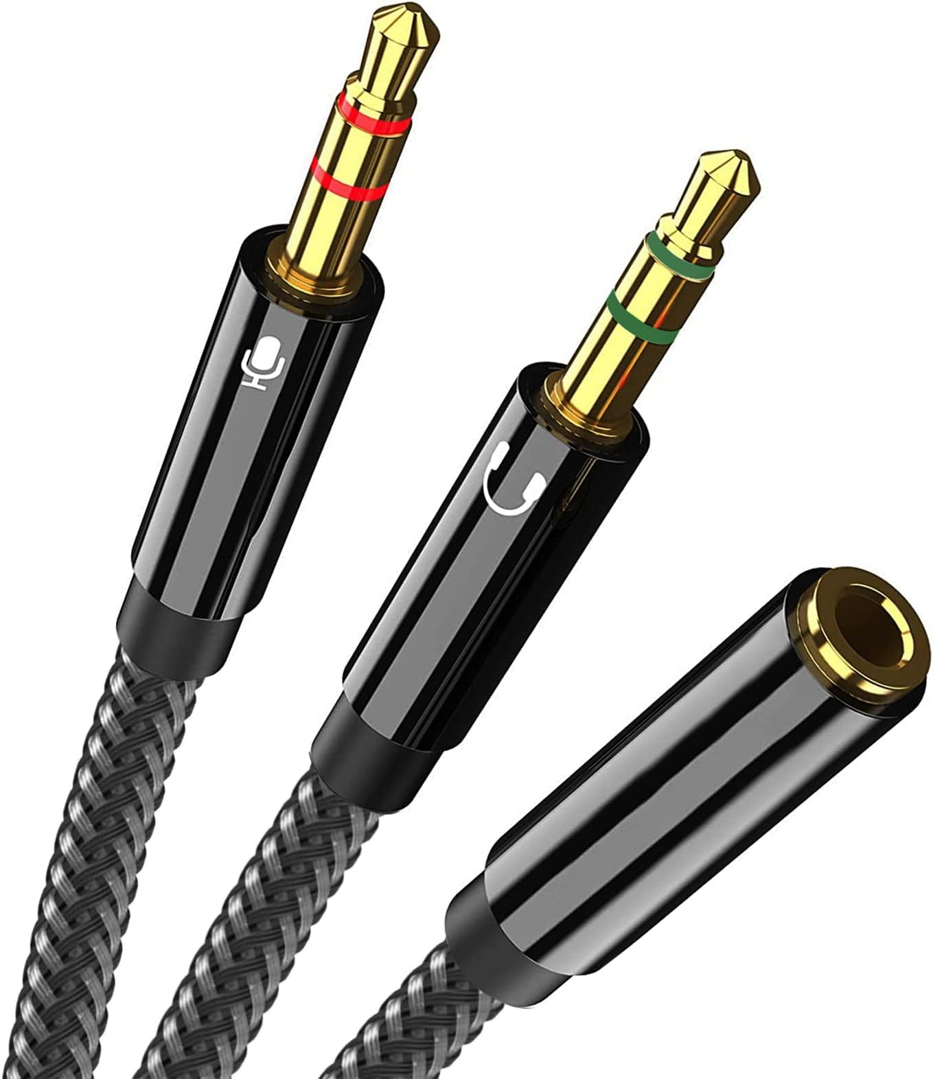 Adaptateur Audio Jack 3.5 Mm - 1 Mâle Vers 2 Femelles, Pour Partage Casque/écouteurs