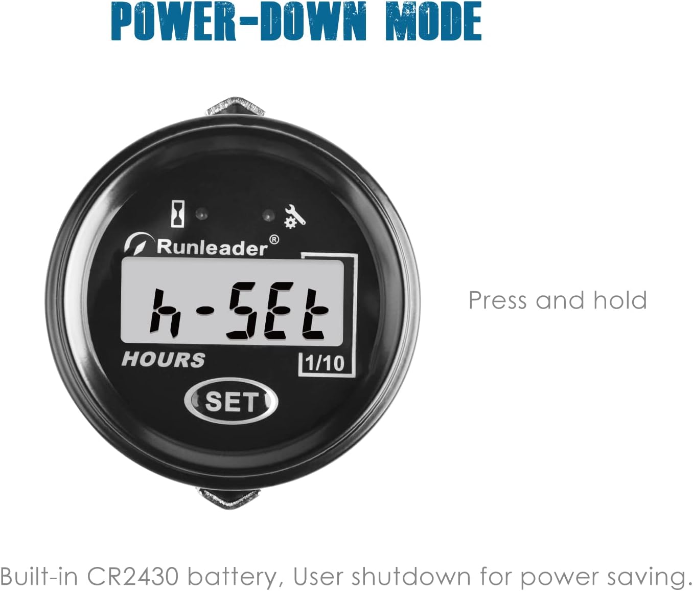 Contaore Digital Runleader RL-HM008 Per Motori E Apparecchiature Elettriche - Foto 8