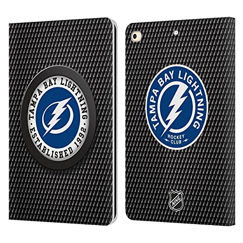 Étui Portefeuille iPad 9.7 NHL Texture Rondelle Cuir Protection Intégrale
