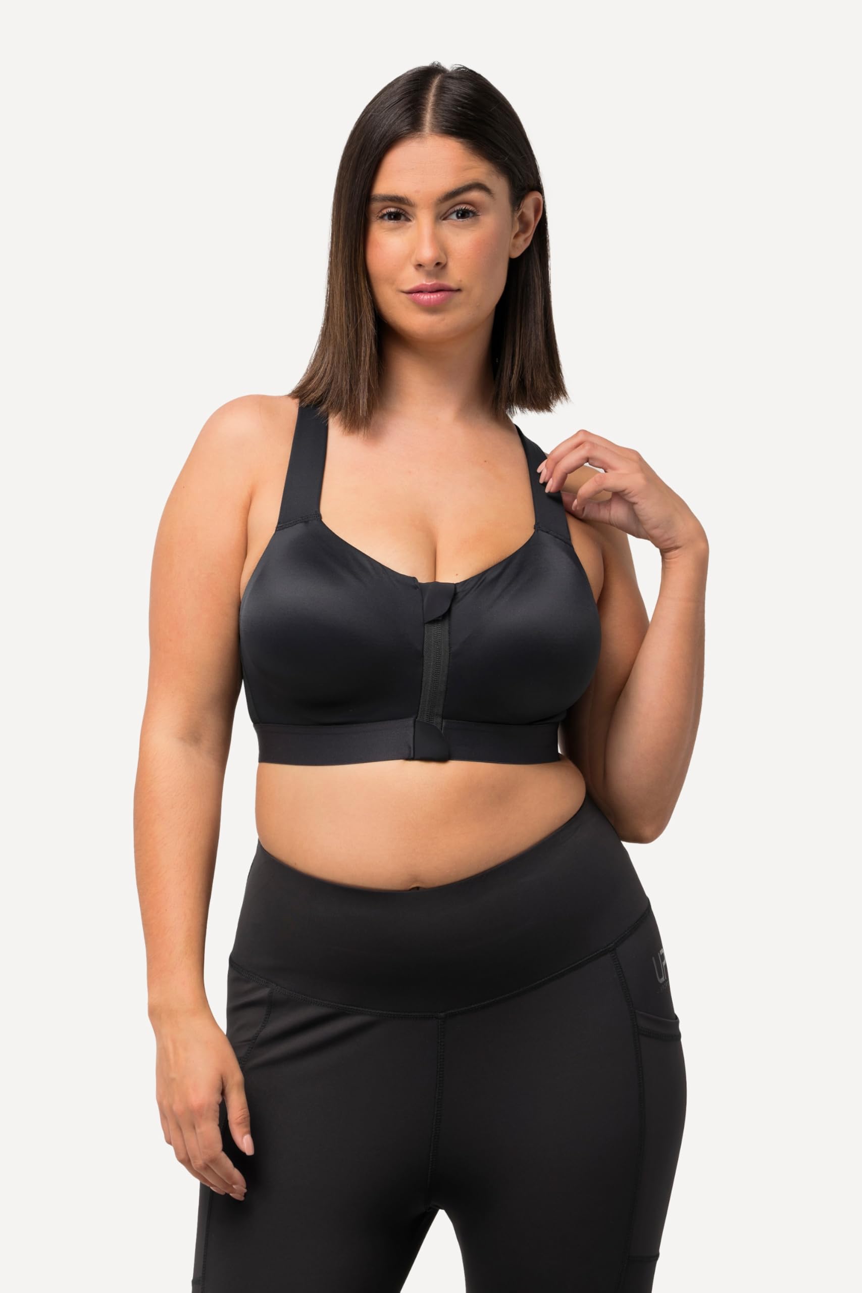 Ulla Popken Sport-BH, Ohne Bügel, Front-Und Rückenverschluss Soutien-Gorge Femme