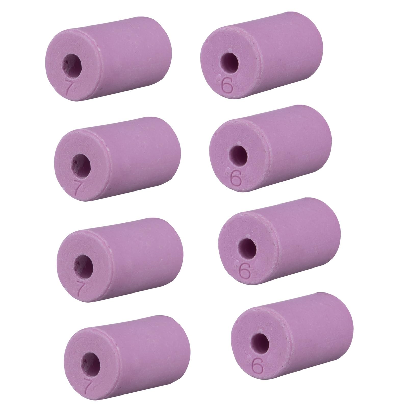 Switzer Pink Ceramic Sand Blasting Nozzles Replacement Blast Gun Tips 4 X 6Mm & 4 X 7Mm Wear-Resistant Ceramic Nozzle Set For Sandblasters, Blast Cabinets & Abrasive Blasting Guns