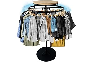 Round Clothing Display Rack for Retail